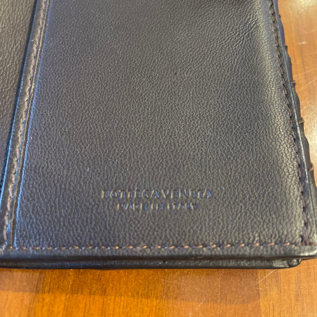 BOTTEGA VENETA ボッテガヴェネタ レザー編み込み長財布