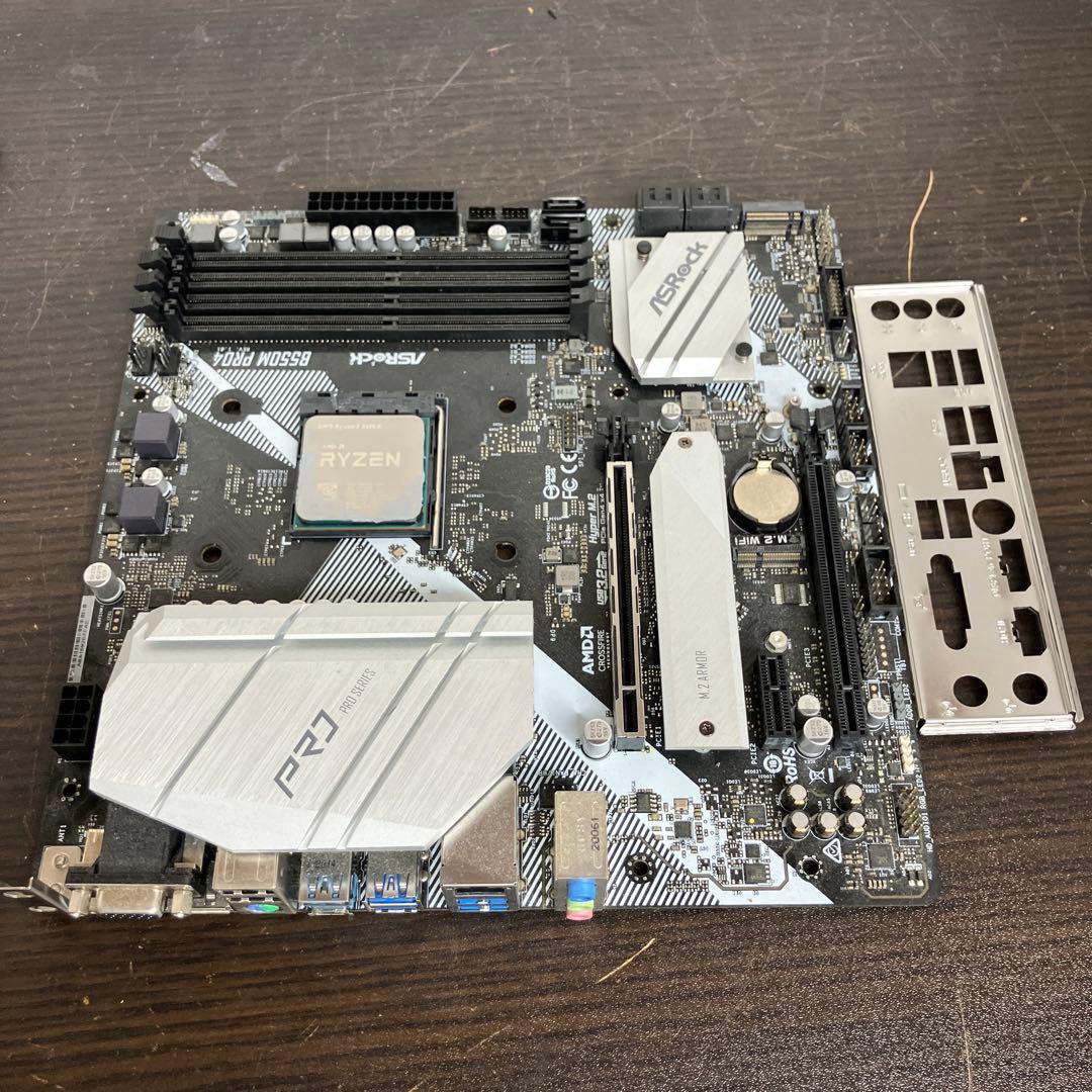 マザーボード CPU Ryzen 5 5600X ASRock B550M PRO4