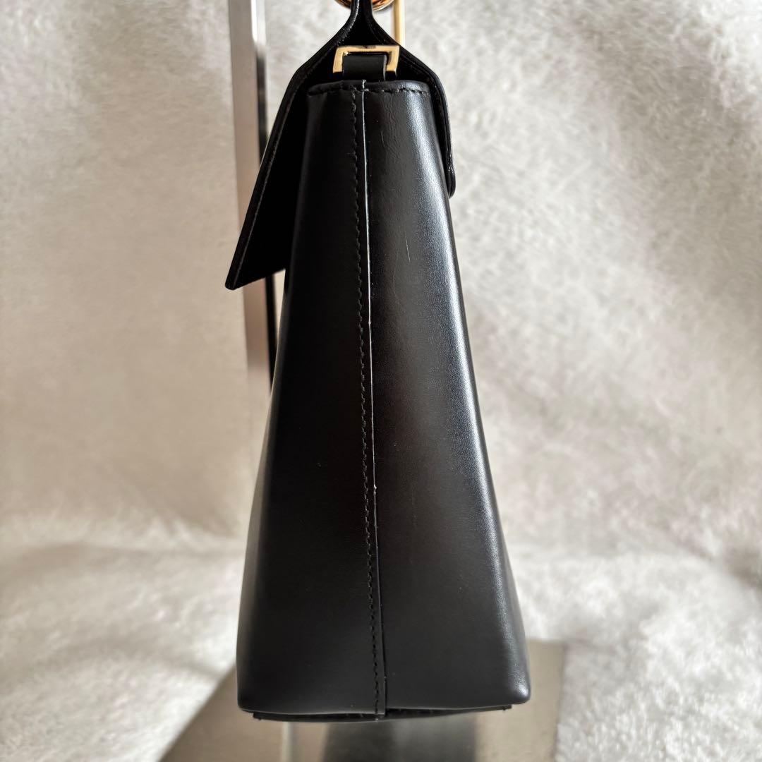 ✨美品✨ GUCCI グッチ バンブー ハンドバッグ レザー 本革 ブラック 黒