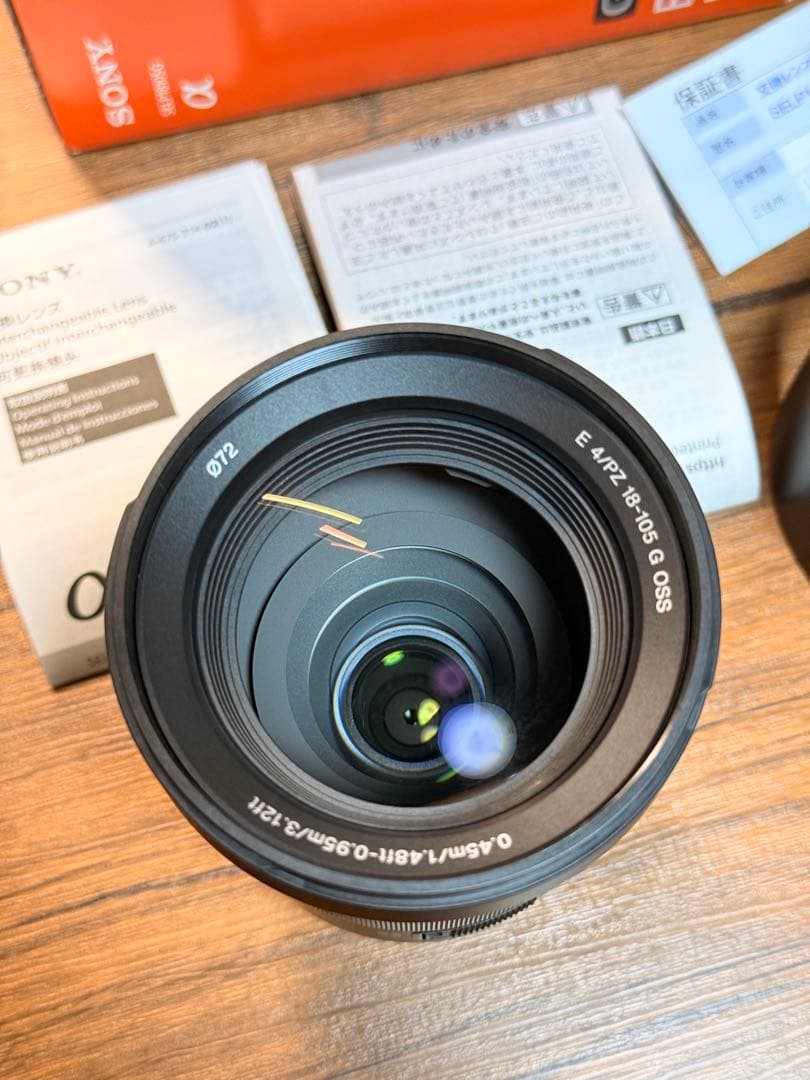 【極美品】SONY E PZ 18-105mm F4 G OSS eマウント
