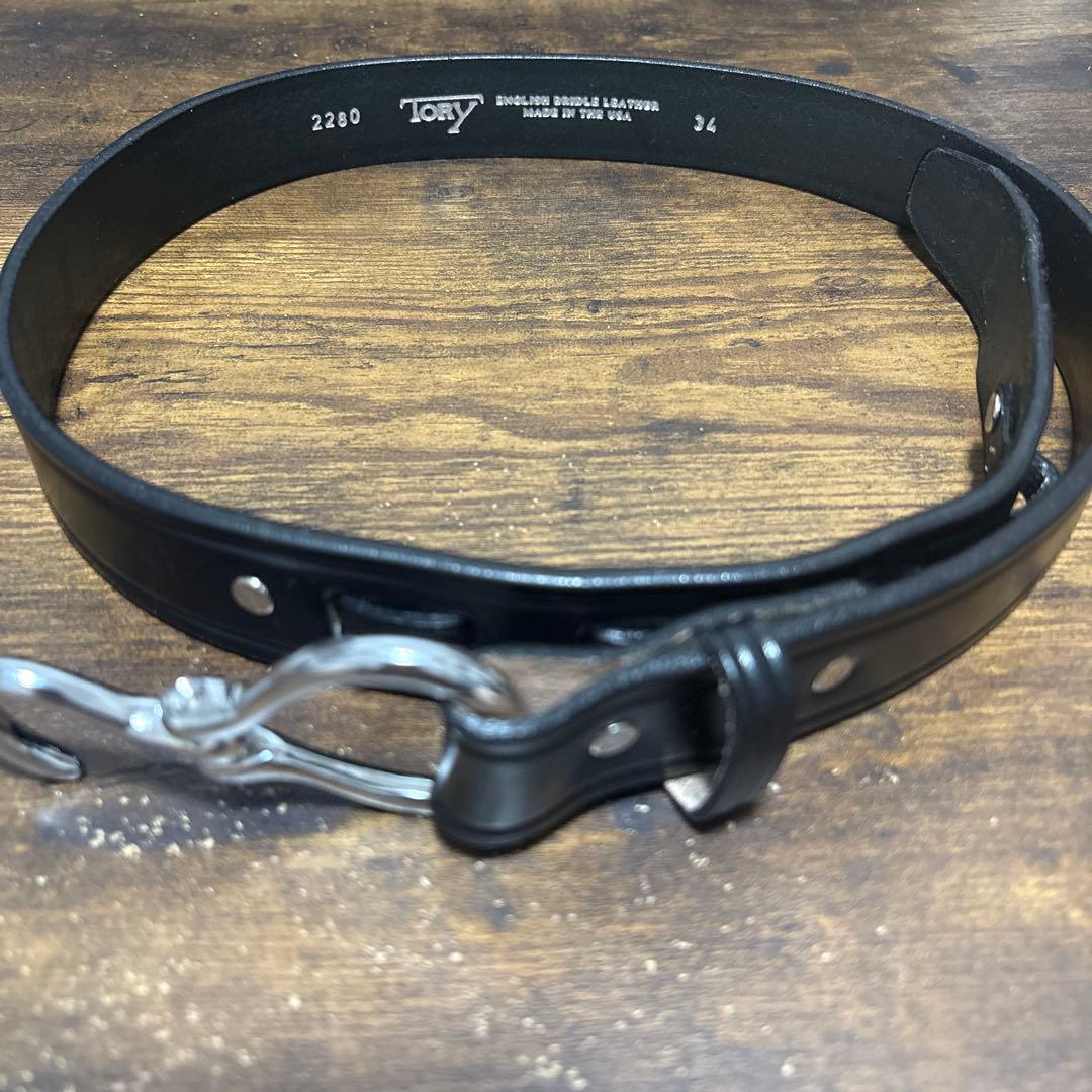 TORY レザー ベルト 2280 サイズ34