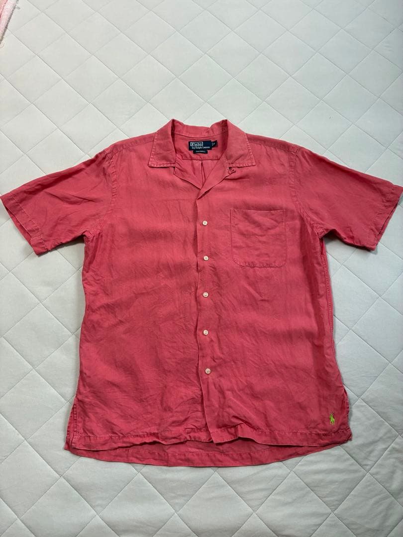 【2月限定価格】90's ラルフローレン　オープンカラーシャツ
