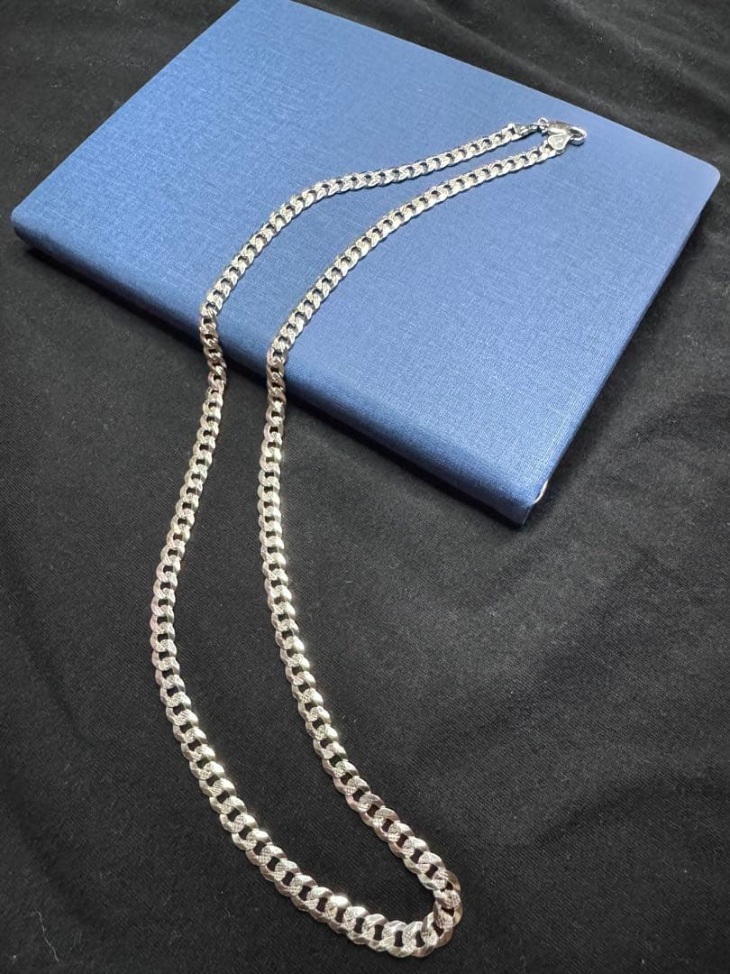 シルバー925 メンズネックレス／シンプルデザイン