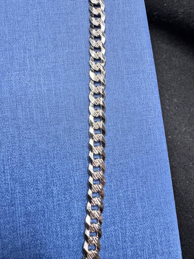 シルバー925 メンズネックレス／シンプルデザイン