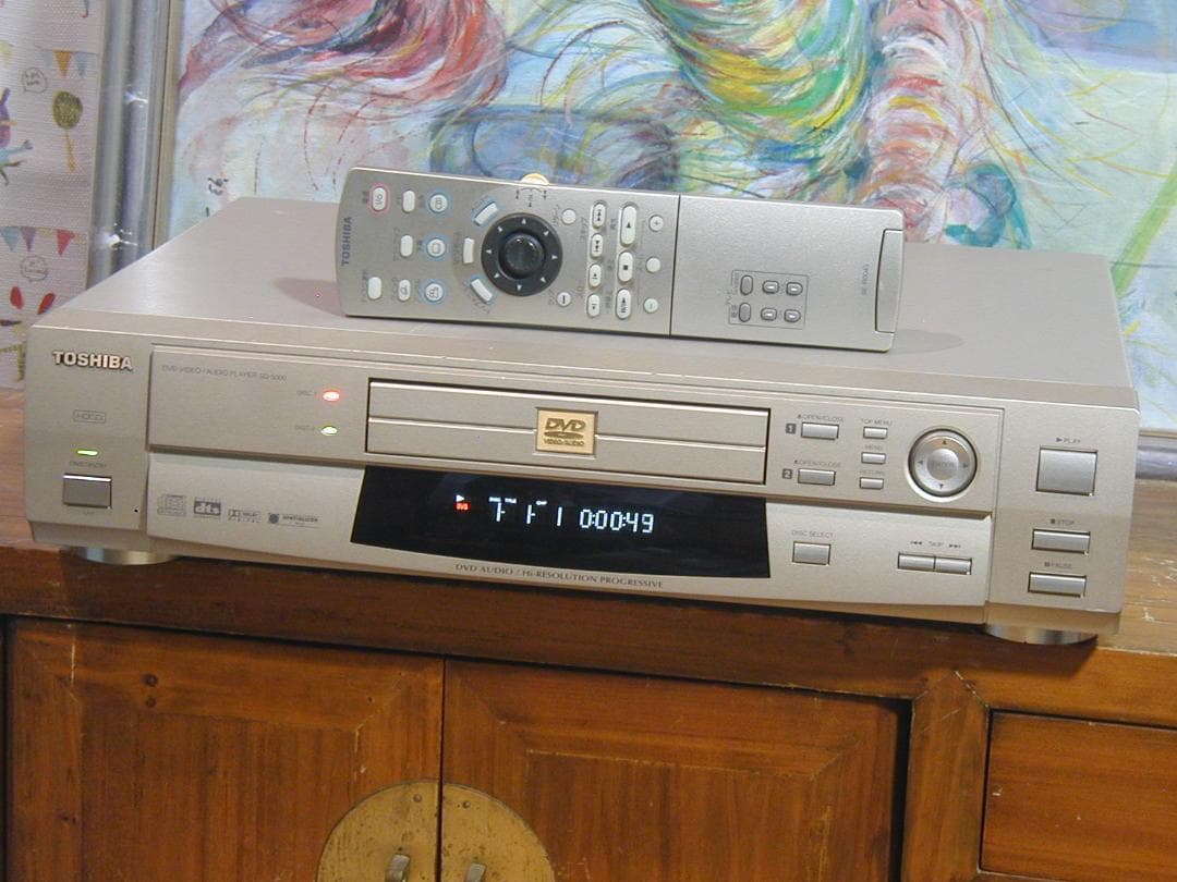 【上位機種の実力】★☆Toshiba　東芝 DVDプレーヤー　SD-5000