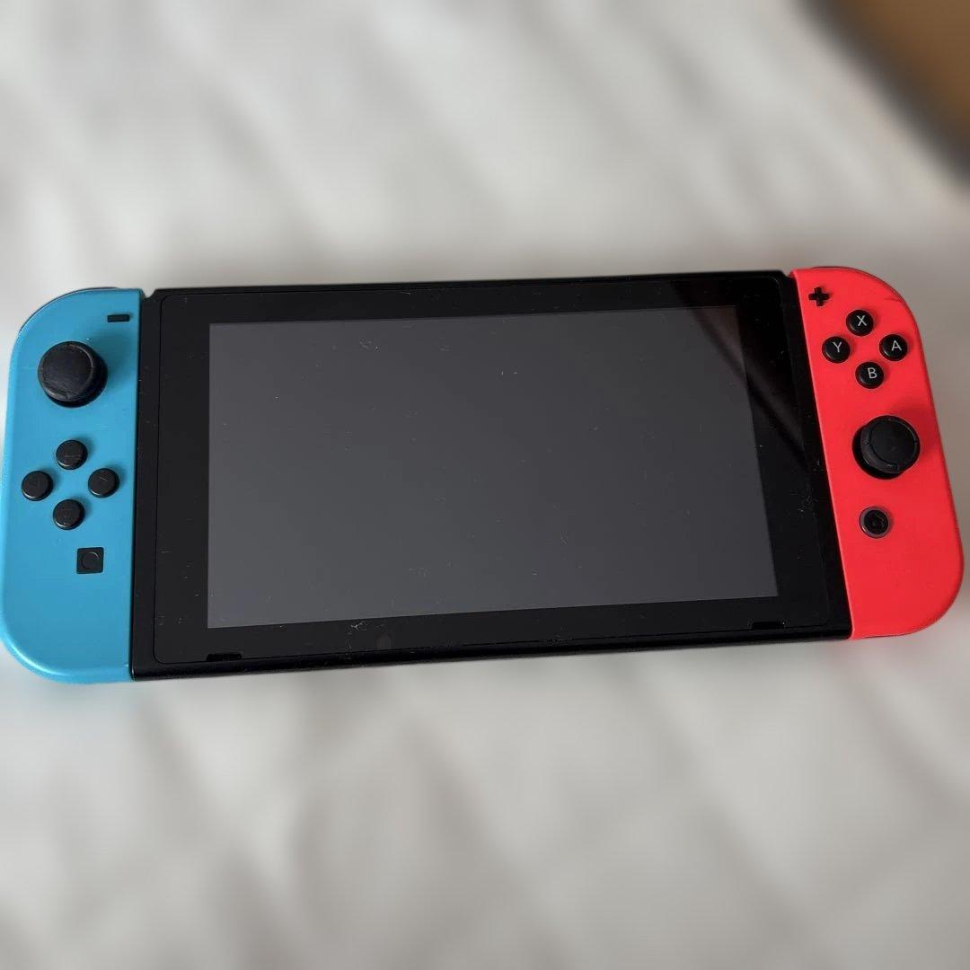 k027【半ジャンク品】Nintendo Switch 本体 赤/青