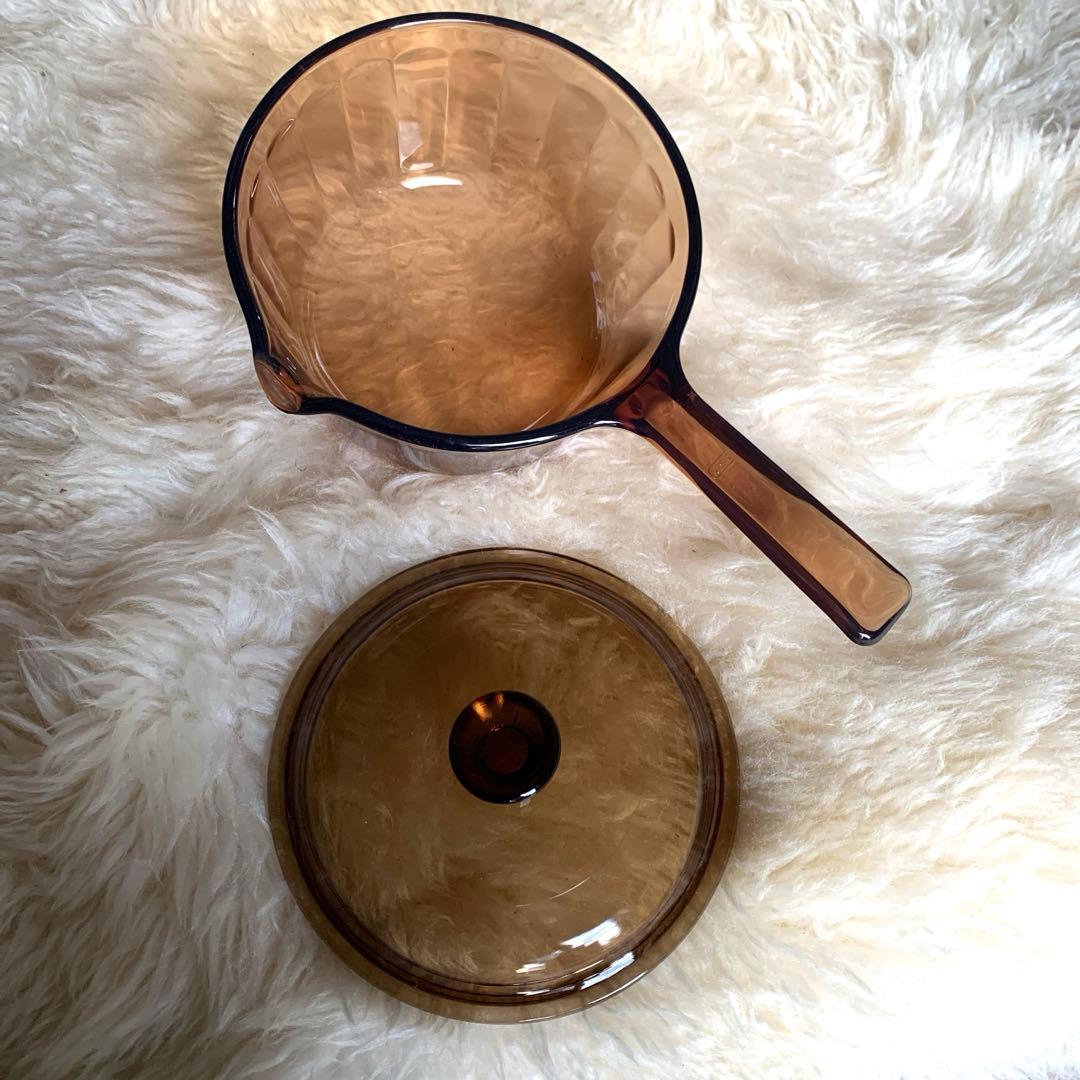 【廃盤】ビジョン希少サイズデザイン　ヴィンテージ1.0L 片手鍋　vision