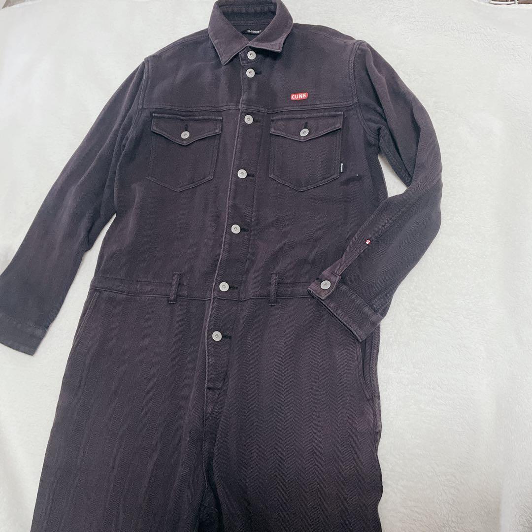 キューン　CUNE オールインワン　グレー　うさぎ　つなぎ　古着　ベリーボーン