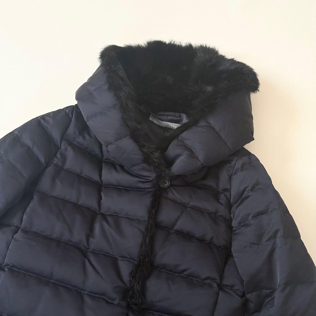 【美品】theory luxe セオリーリュクス ダウンジャケット ファー 38