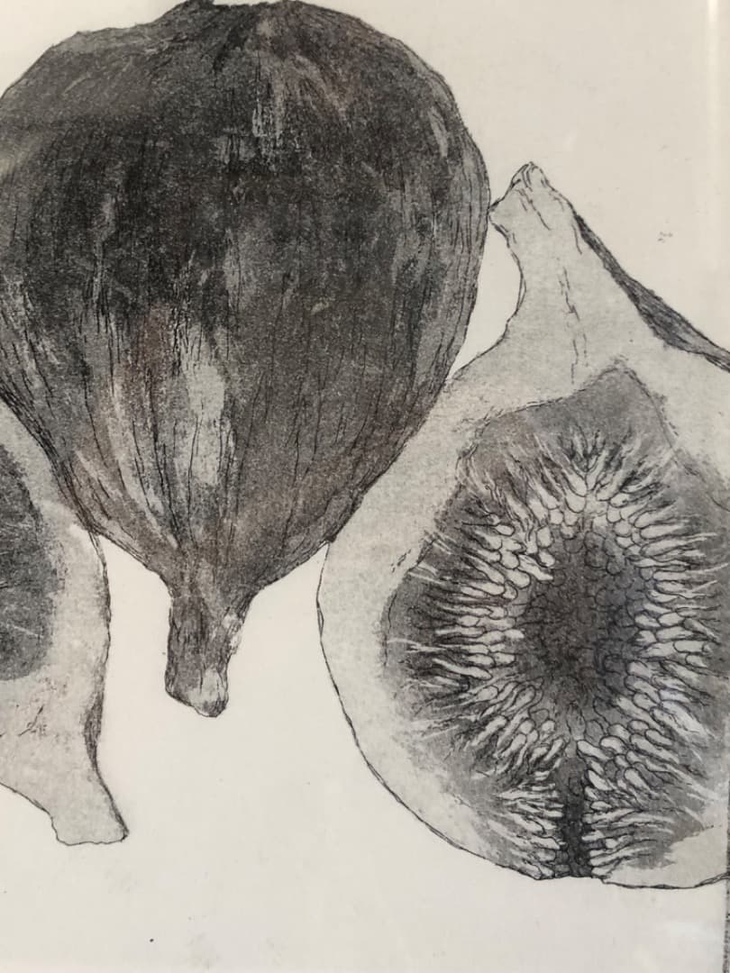 銅版画　ichijiku　額装済