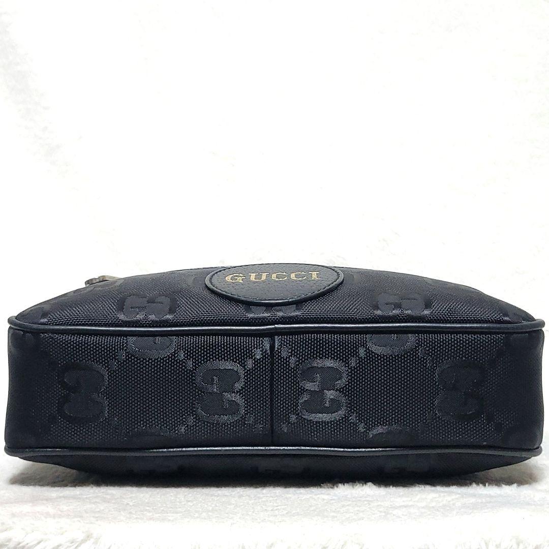 【現行 美品】GUCCI　ボディバッグ オフザグリッド GG柄 631341 黒