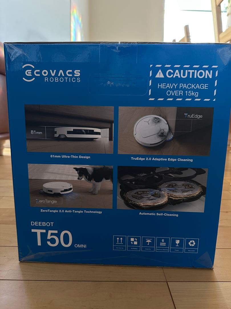 新品未開封 DEEBOT T50 OMNI ロボット掃除機 モップ洗浄 超薄型