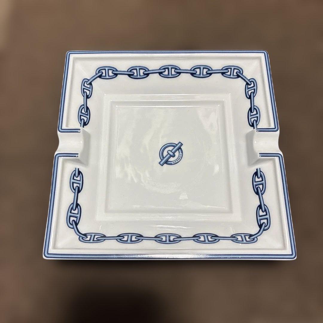 HERMES シェーヌダンクル　チェーンパターン 灰皿