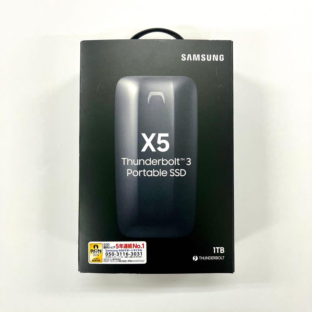 外付けハードディスク・ドライブ Samsung Portable SSD X5 1TB