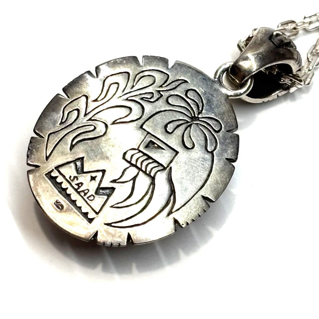 新品未使用 サード ユーディアライト スタンプワークペンダント チェーンセット