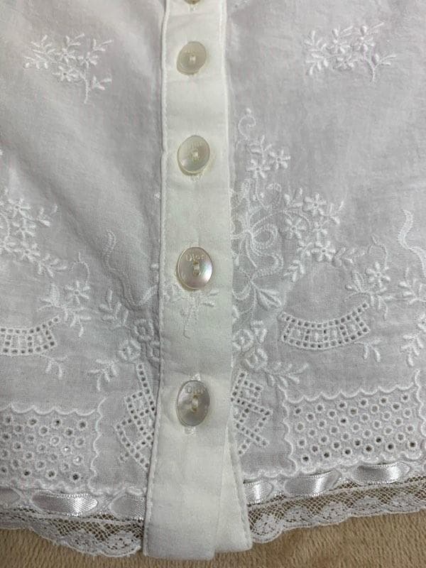 Christian Dior キャミソール 白色 コットン