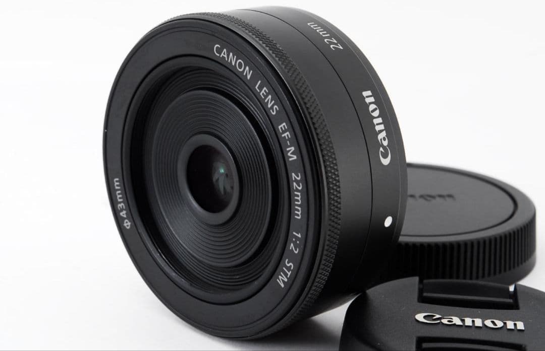 1月27日限定価格【神レンズ】Canon EF-M 22mm 単焦点レンズ