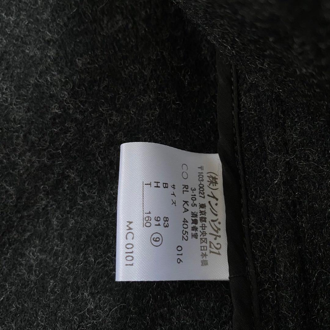 ラルフローレン ポロスポーツ ダッフルコート ウール 9号 ブラック