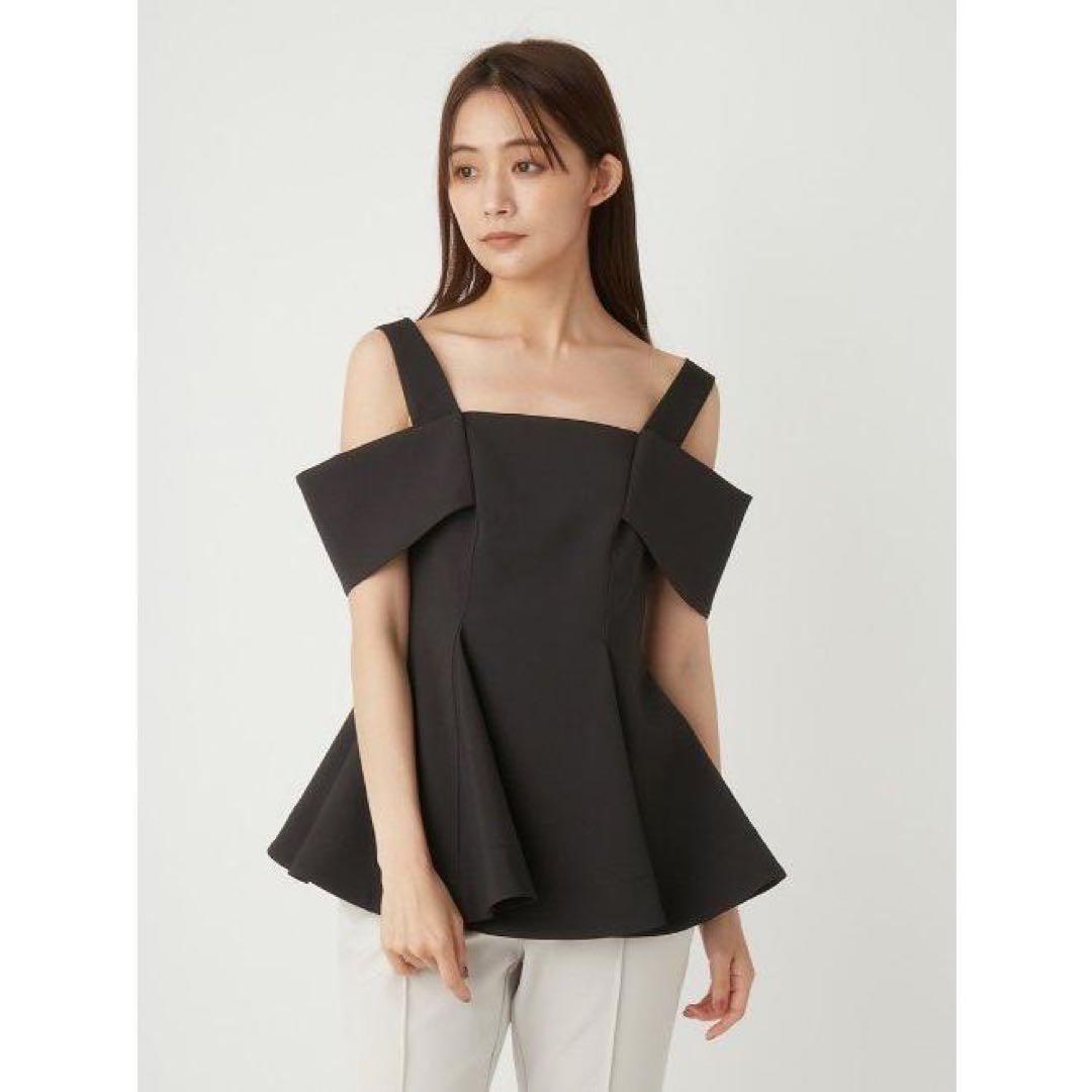 ちゃろ【フレイアイディー】ペプラムトップス★タグ付き新品未使用 サイズ1