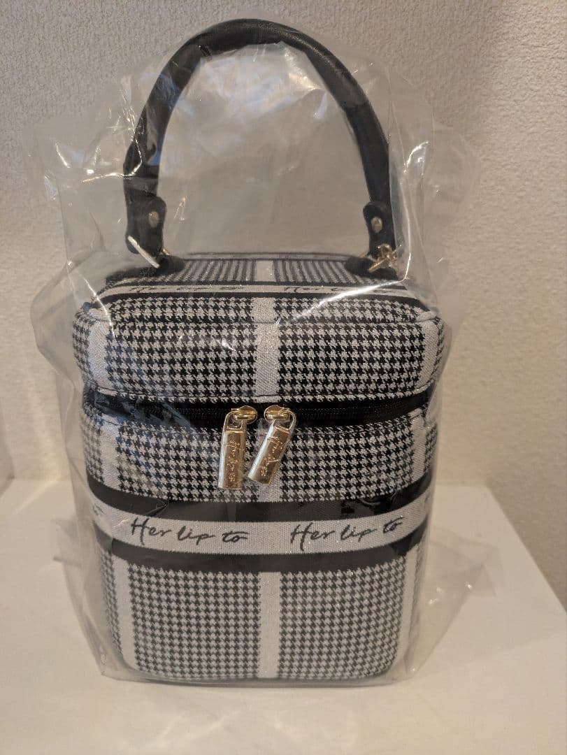 バッグ Her lip to Jacquard Vanity Bag