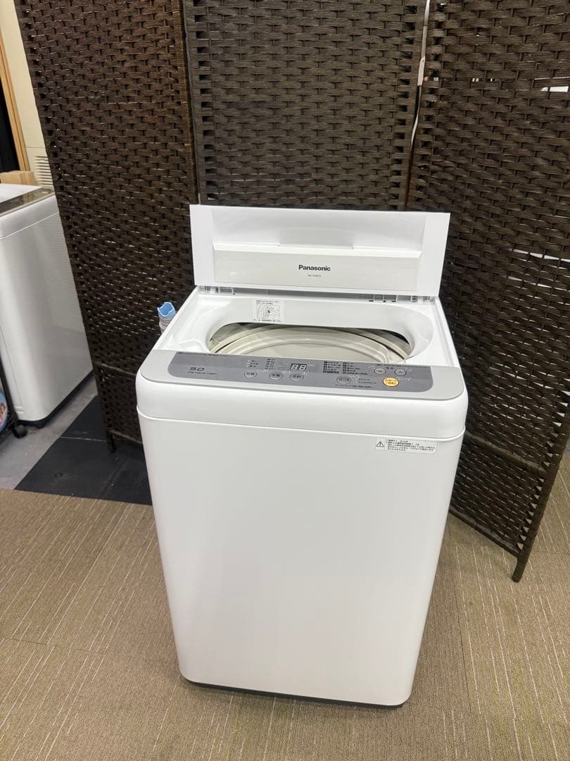 【美品】Panasonic 5.0Kg 全自動洗濯機　NA-F50B10