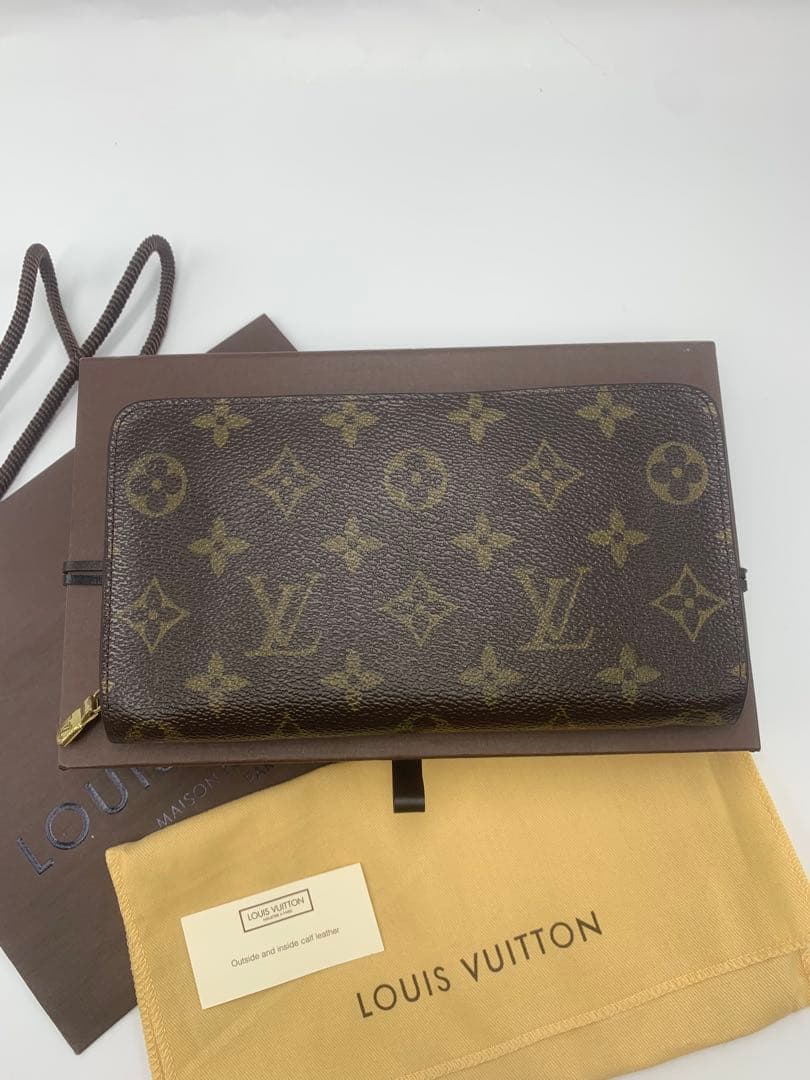 ルイヴィトン　モノグラム　ポルトモネジップ　長財布　財布　ラウンドジップ