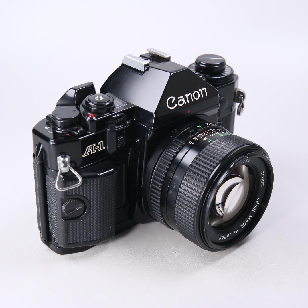 ☆完全動作＆美品☆Canon A-1 NEW FD 50mm F1.4　＃470