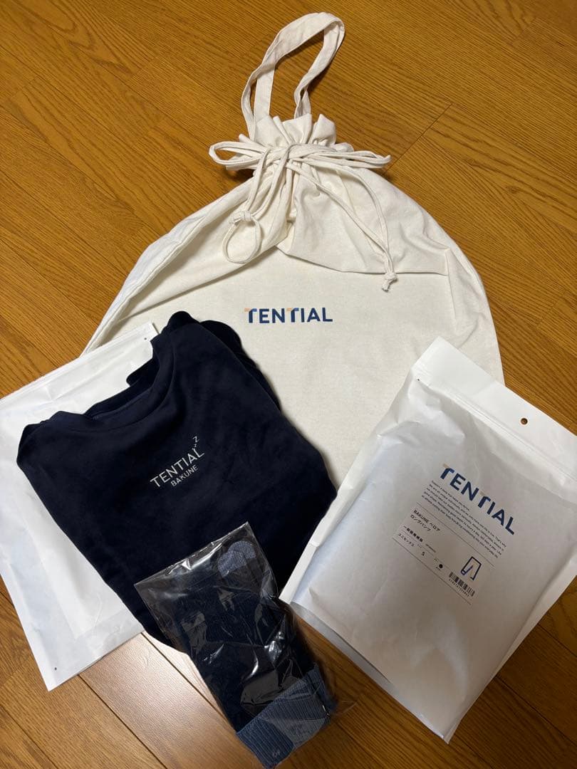 TENTIAL BAKUNE ルームウェア　ネイビー　Sサイズ