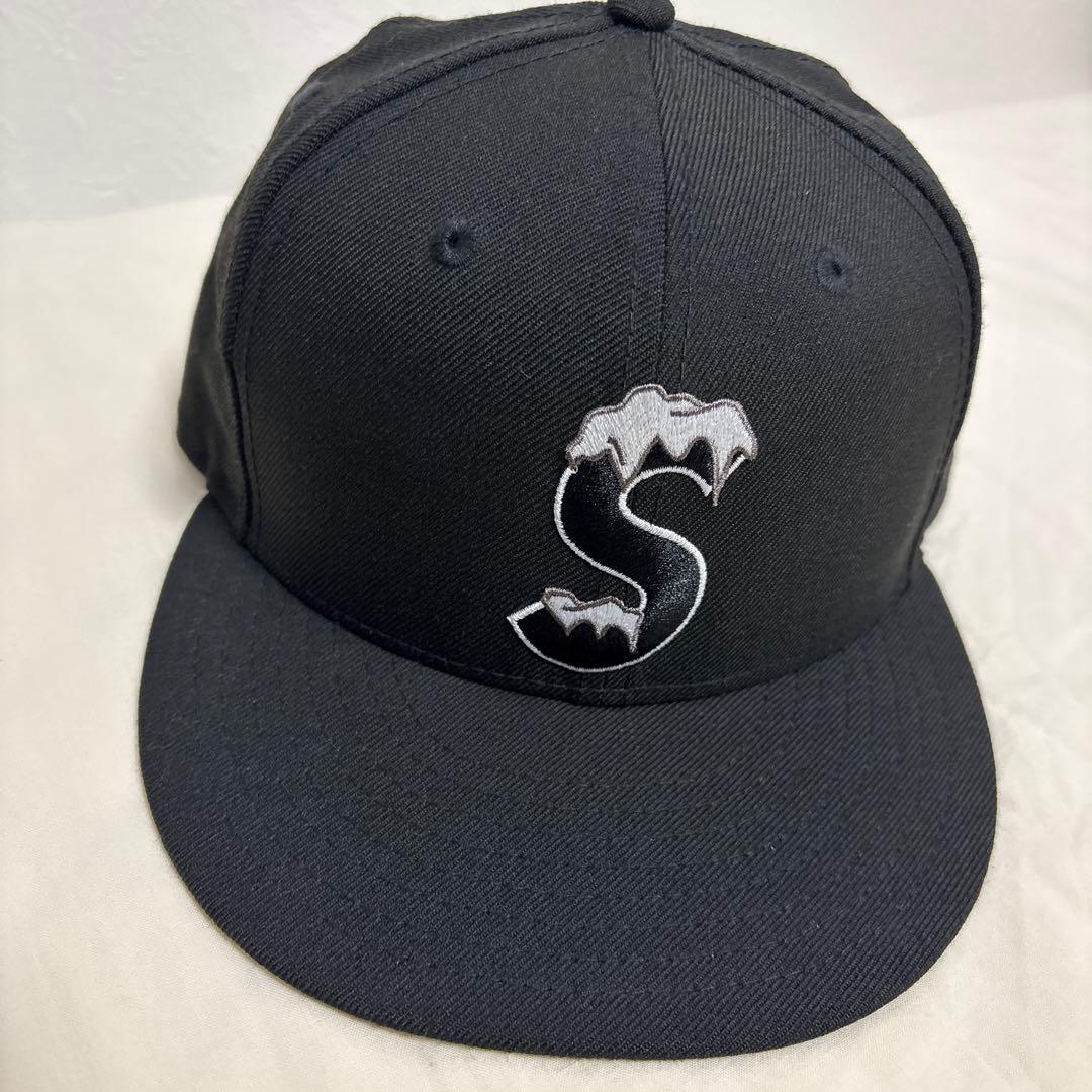 【美品】Supreme S Logo New Era Ice \"Black\"