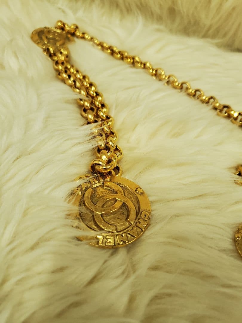 CHANEL シャネル　ゴールドチェーン CCロゴ ベルト