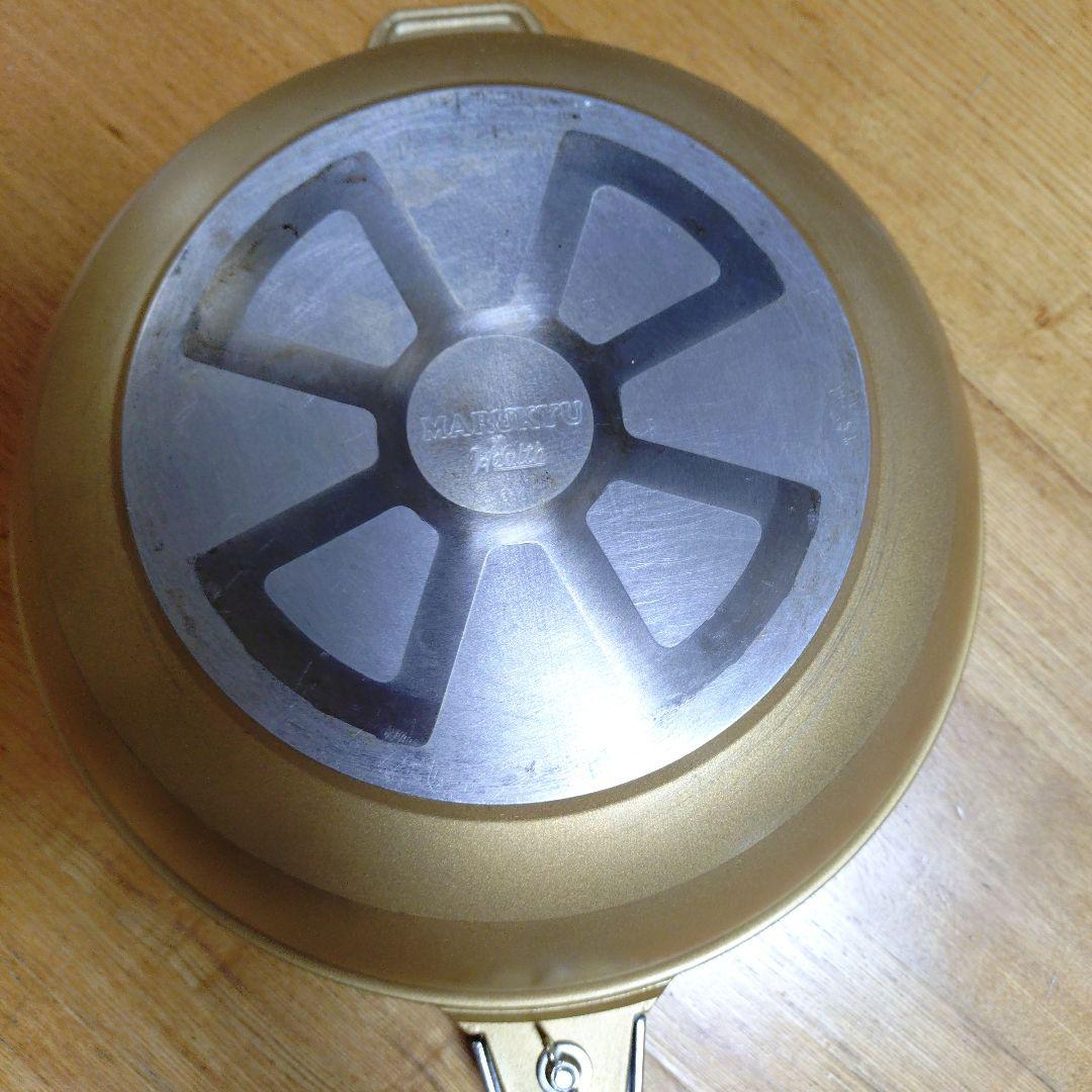 マル球産業 フライパン マルキュー 直径 30cm 深さ８cm 蓋付き