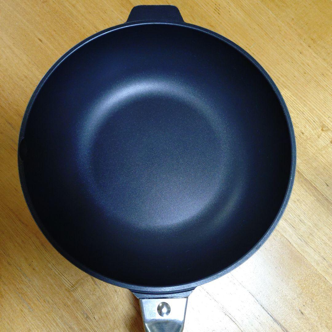 マル球産業 フライパン マルキュー 直径 30cm 深さ８cm 蓋付き