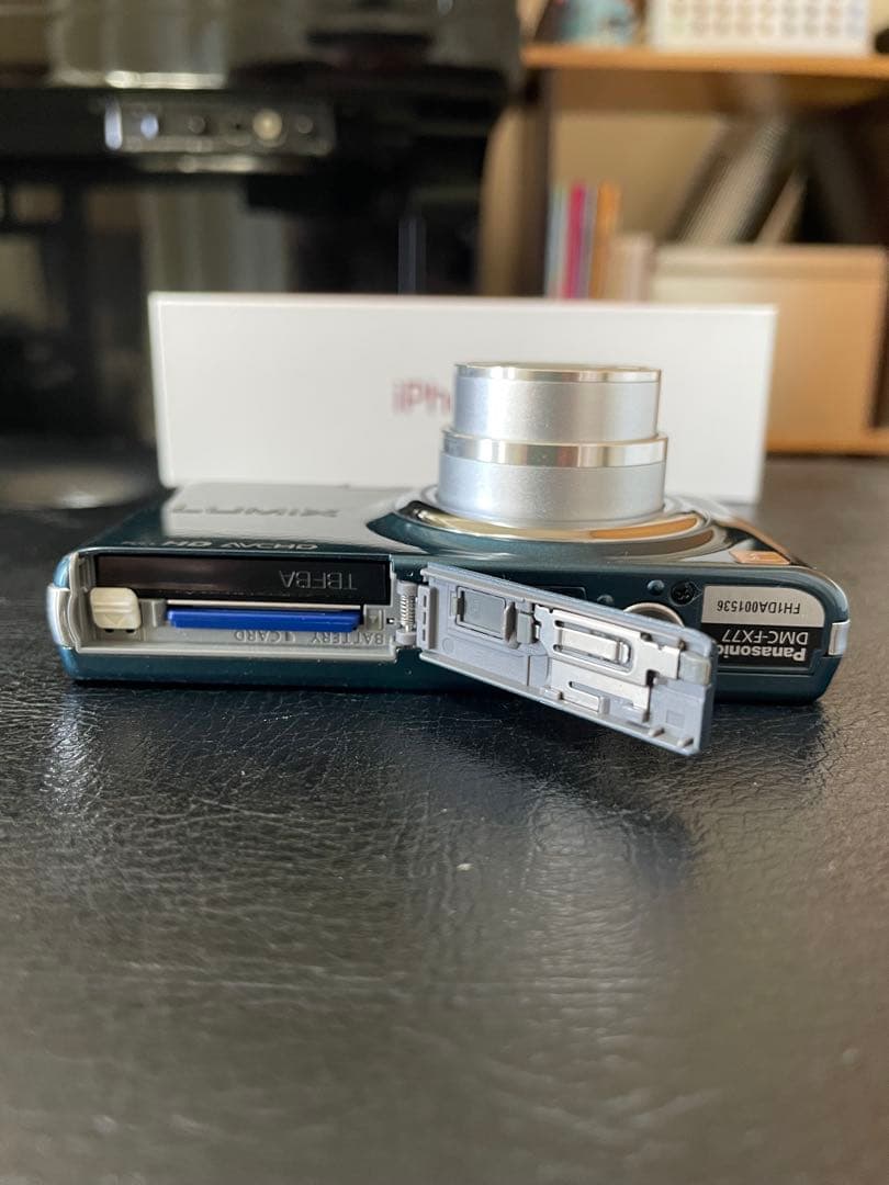 Panasonic LUMIX DMC-FX77 ブルー　動作確認済み