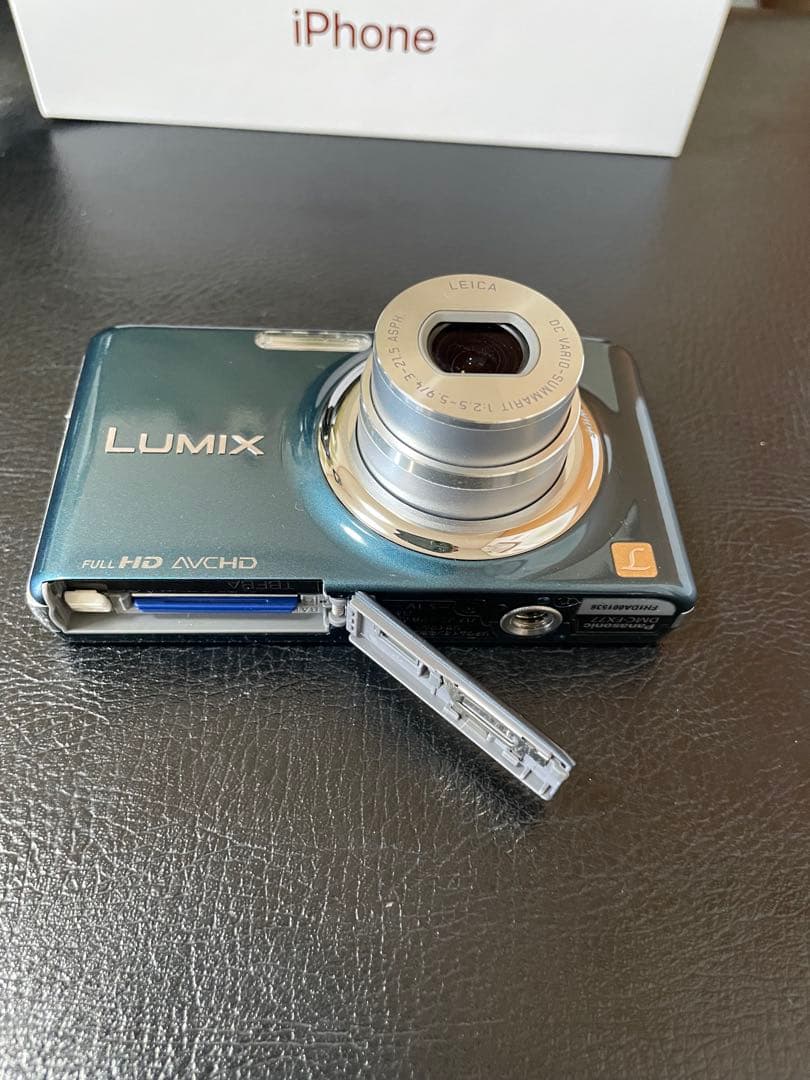 Panasonic LUMIX DMC-FX77 ブルー　動作確認済み