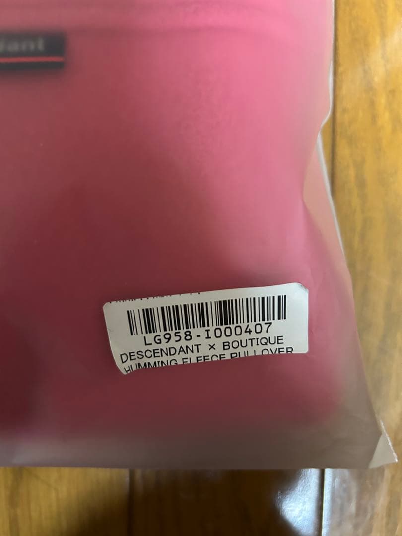 トップス DESCENDANT BOUTIQUE FLEECE PULLOVER PINK