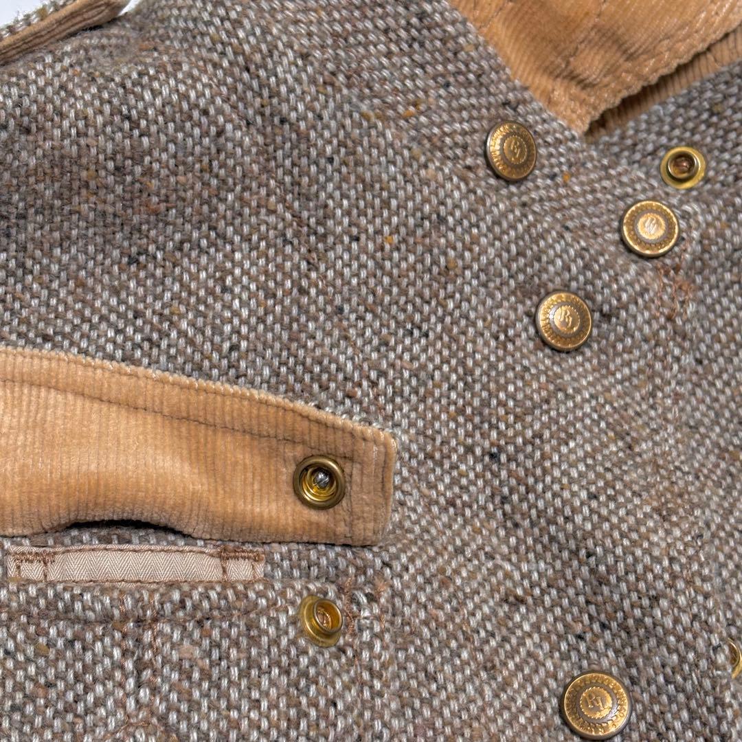 オールドラルフローレン POLO JEANS ツイードジャケット L キルト裏地