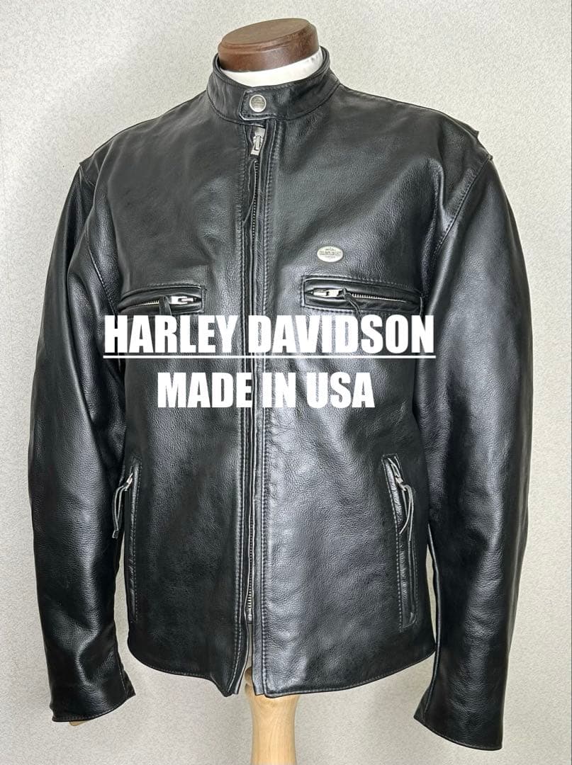 米国製ハーレー純正革ジャン◇ショベル★スポスタダイナ ソフテイル　ツーリング