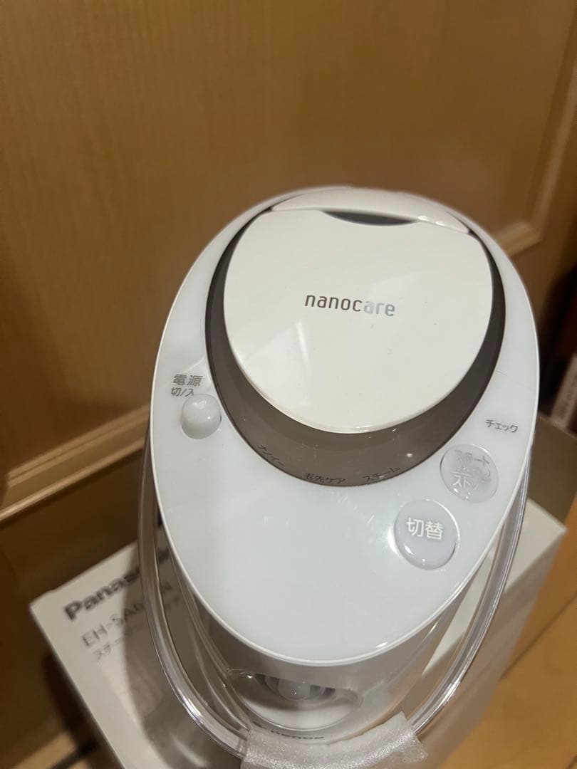 美品 パナソニック スチーマー ナノケア 2way ゴールド EH-SA6C-N