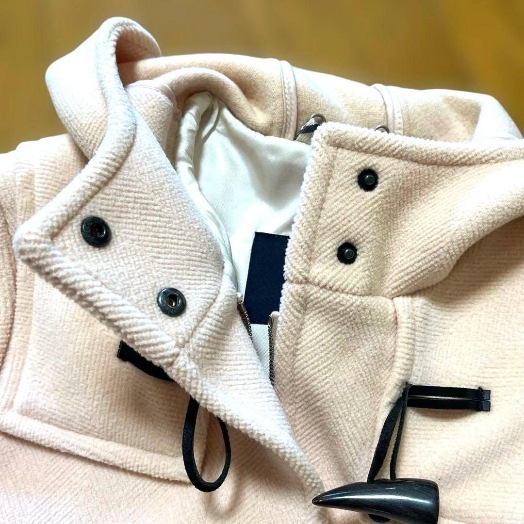 バーバリーロンドン　ダッフルコート　160 ステンカラー　フード付き