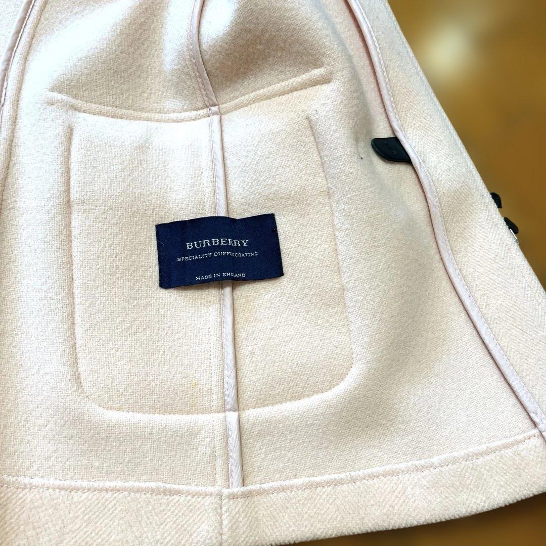 バーバリーロンドン　ダッフルコート　160 ステンカラー　フード付き