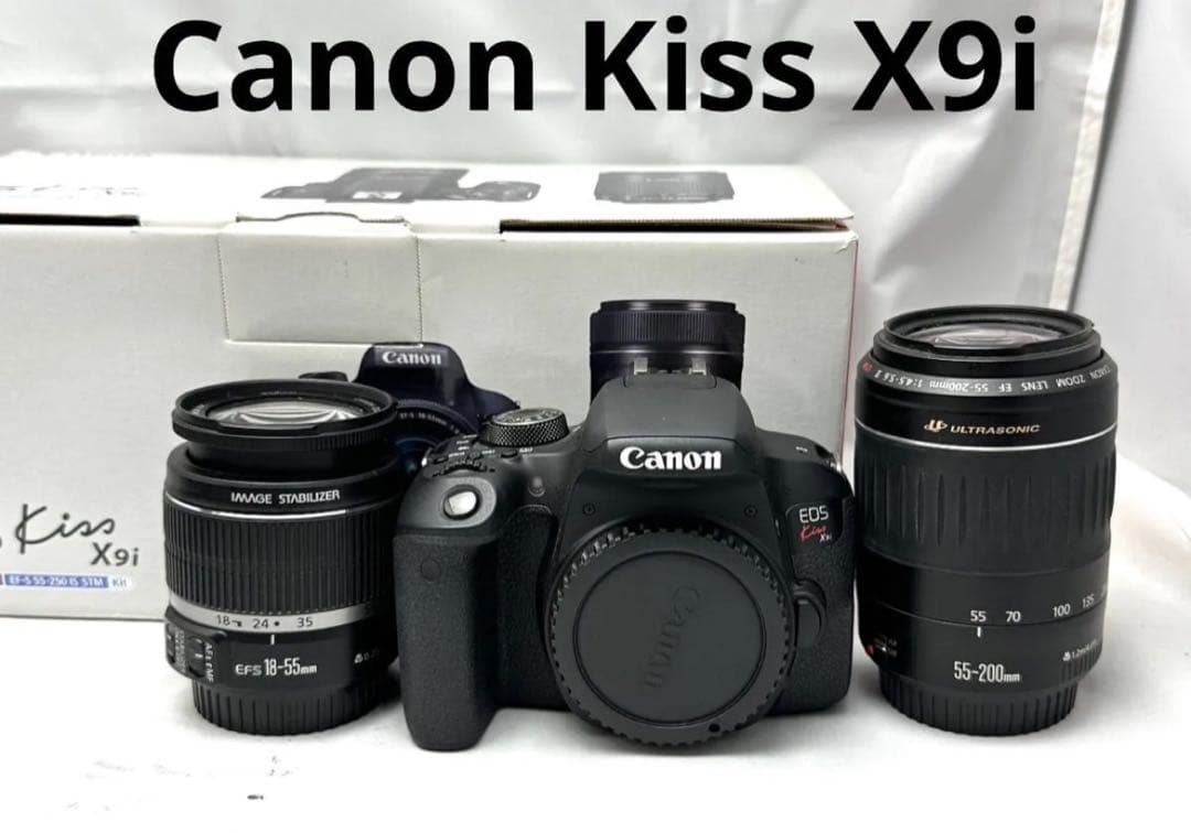 Canon EOS Kiss X9iダブルズームレンズセットでございます♪