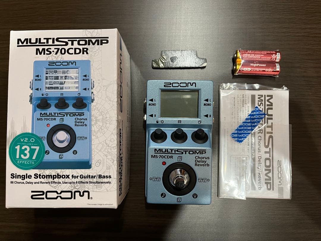 ZOOM MS-70CDR マルチエフェクター　中古