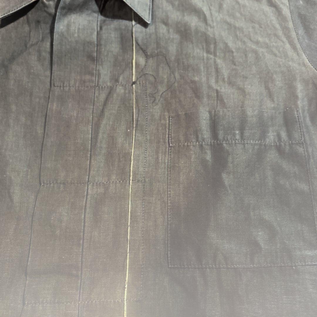 90s ダークショーンベルガー　比翼シャツ　ビンテージ ベルギー製　サイズS
