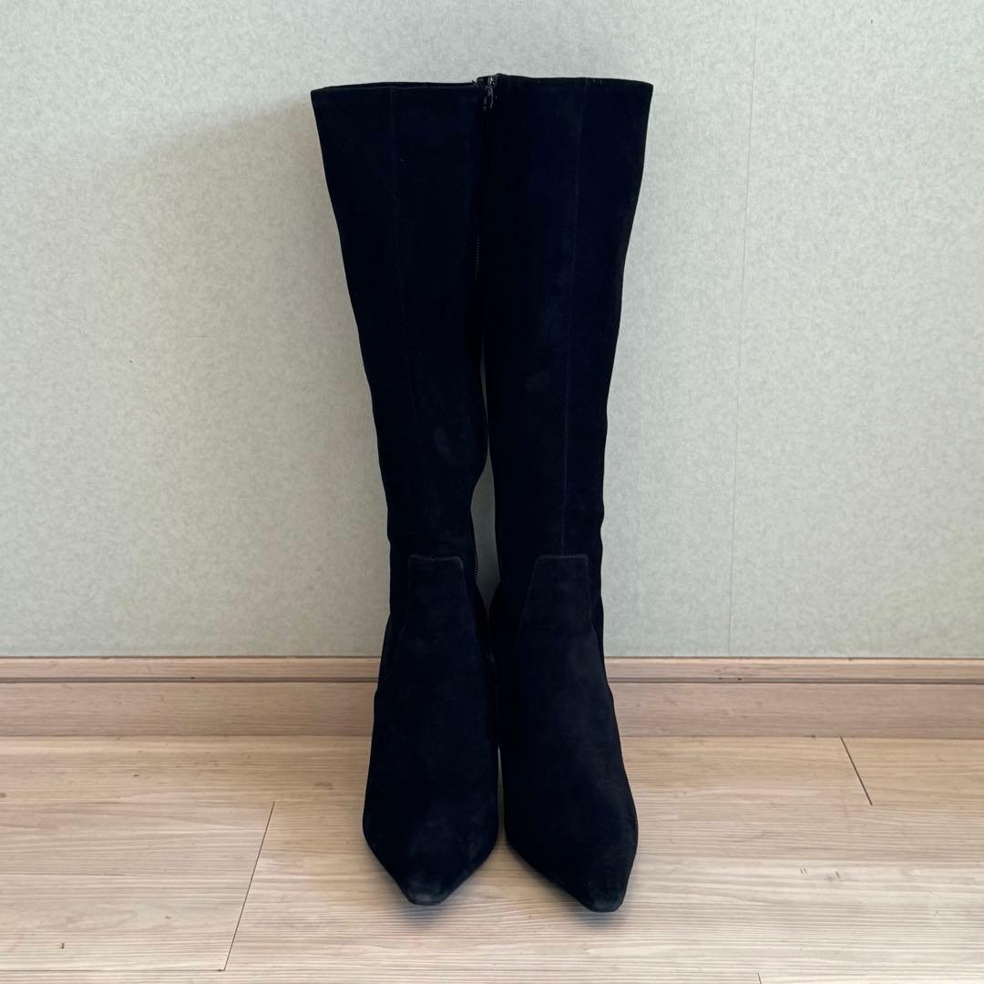 鈴木亜美さんプロデュース スエードロングブーツ L