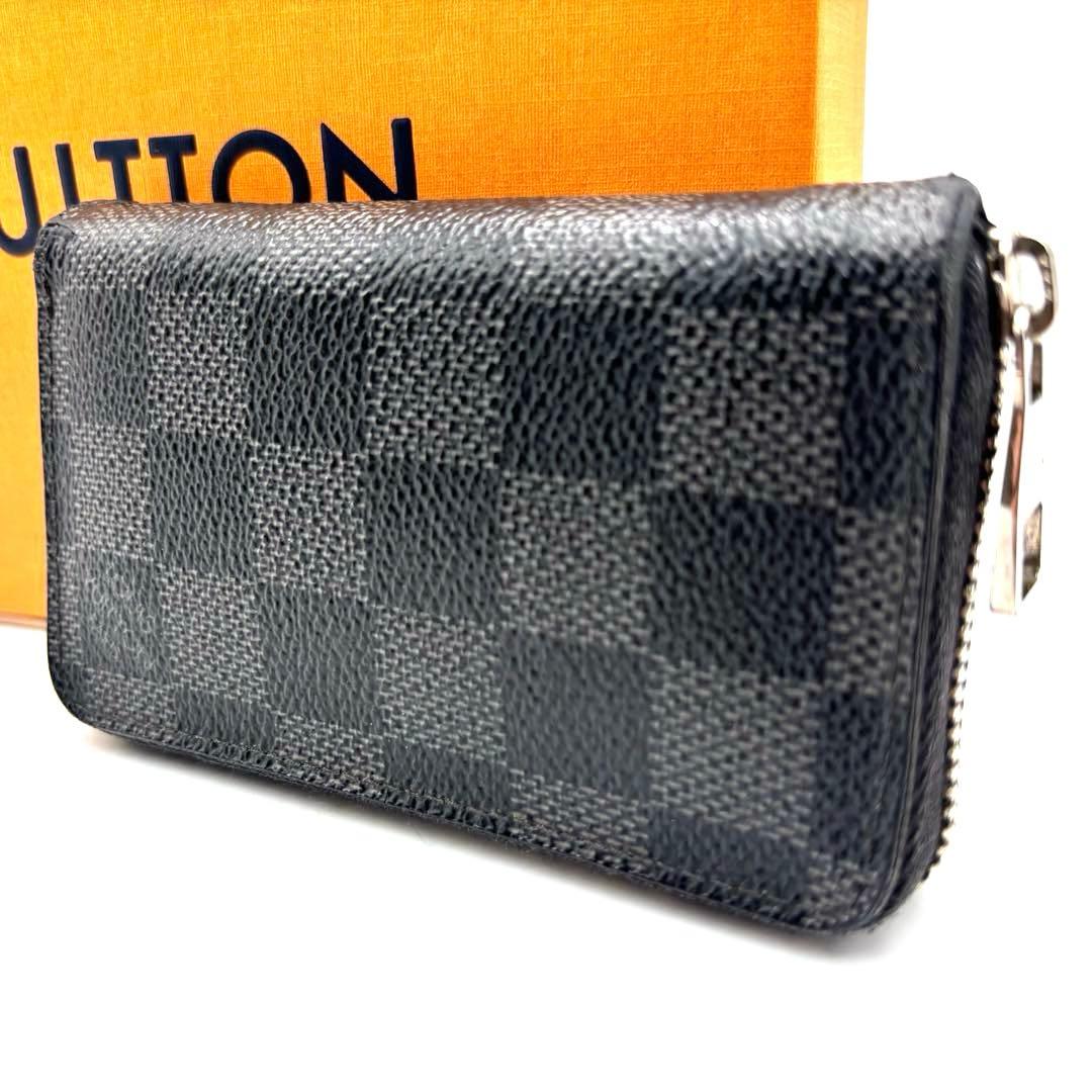 LOUIS VUITTON パース ジッピー　ダミエ グラフィット