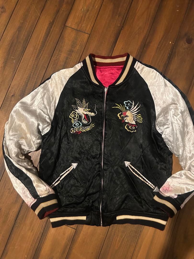 y*k様 スーベニアジャケット　リバーシブル サテン　ヴィンテージ アメカジ