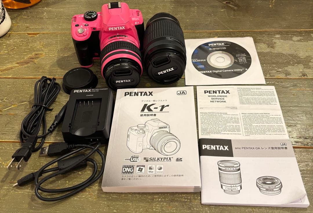 【希少ピンク】PENTAX K-r デジタル一眼レフ レンズキット