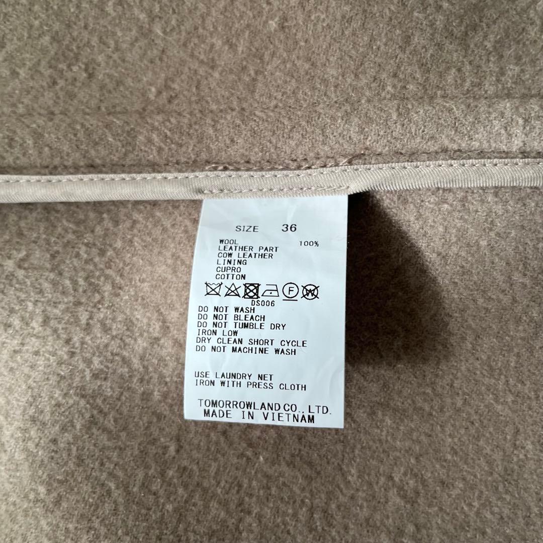 ✨極美品　MACPHEE TOMORROLAND ベージュ ダッフルコート