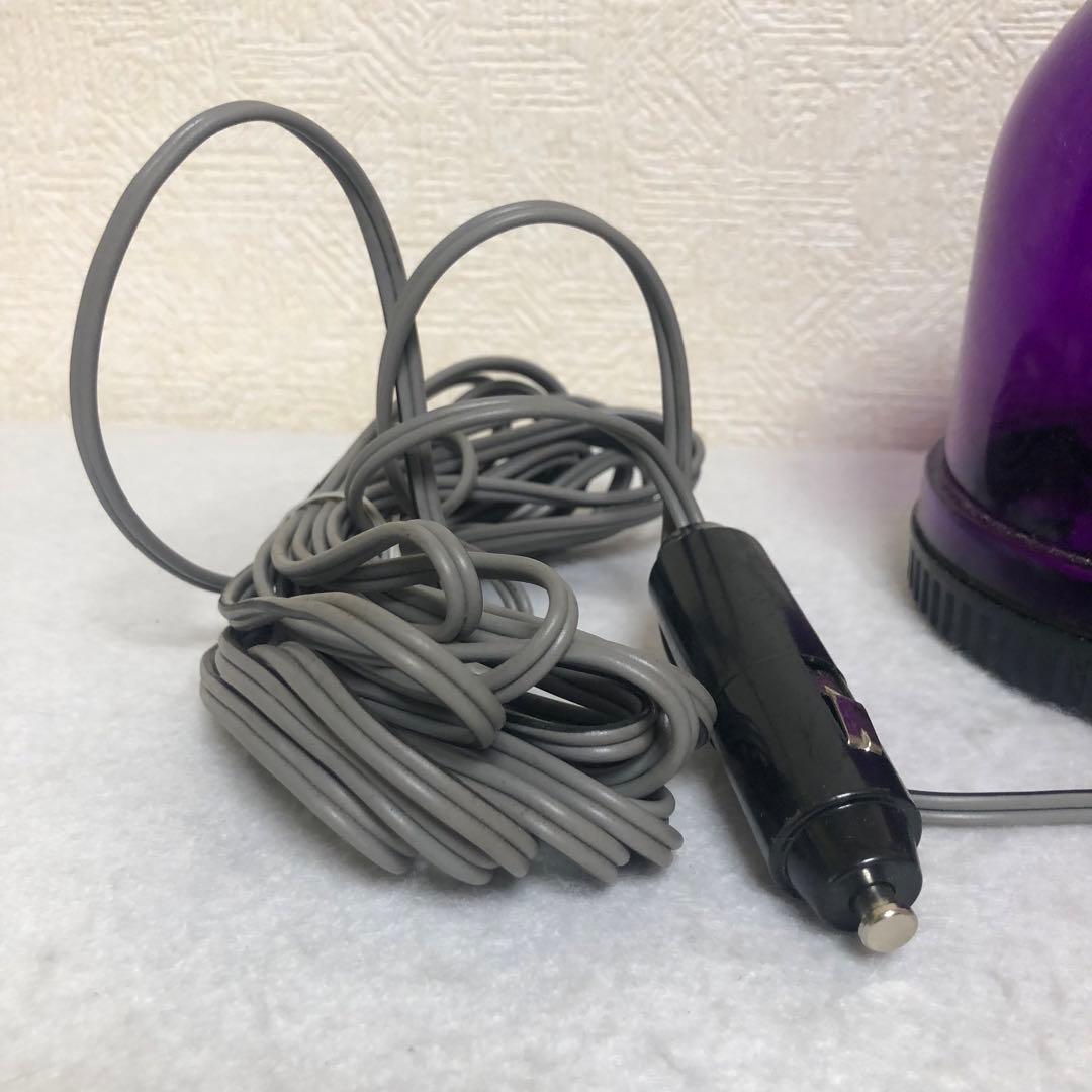 パトライト KW-12停止表示灯 紫　パトランプ　フラッシュボール　レア　絶版