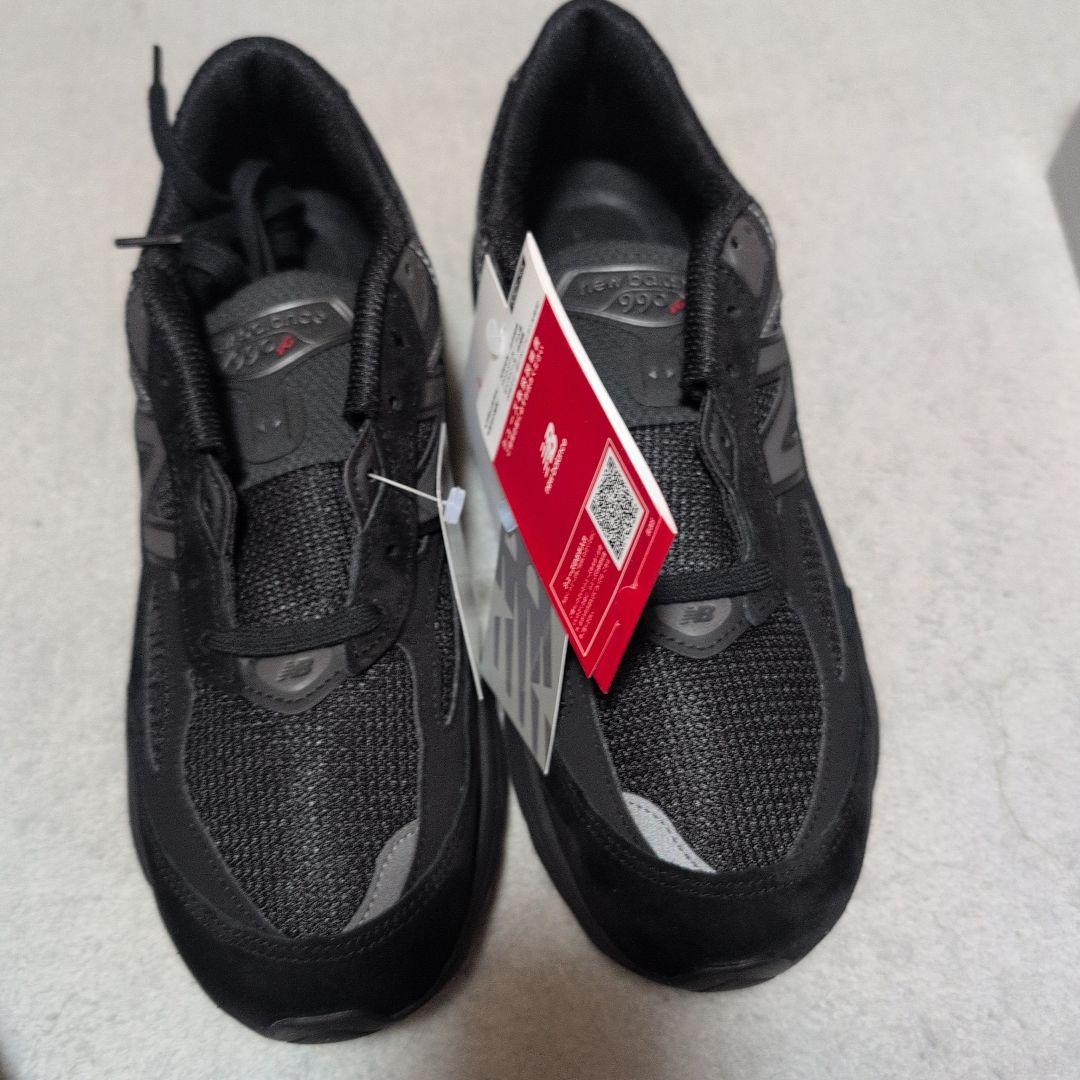 New Balance 990V6 オールブラックスニーカー